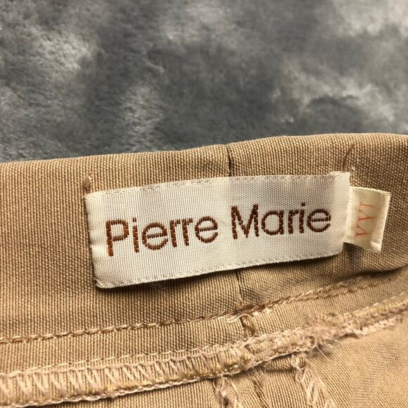 Pierre Marie Women's Stretch Dress Pants Straight Sz 2XL Beige - Picture 4 of 6